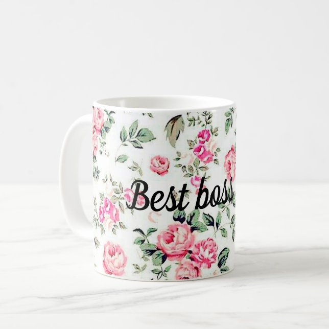 Taza De Café Mejor jefe del mundo (Anverso izquierdo)