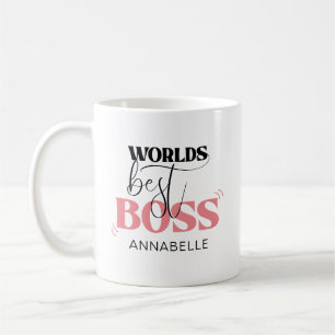 Taza De Café Mejor Jefe del Mundo