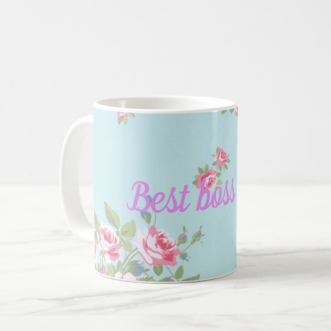 Taza De Café Mejor jefe del mundo (Anverso izquierdo)