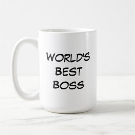 Taza De Café Mejor Jefe del Mundo