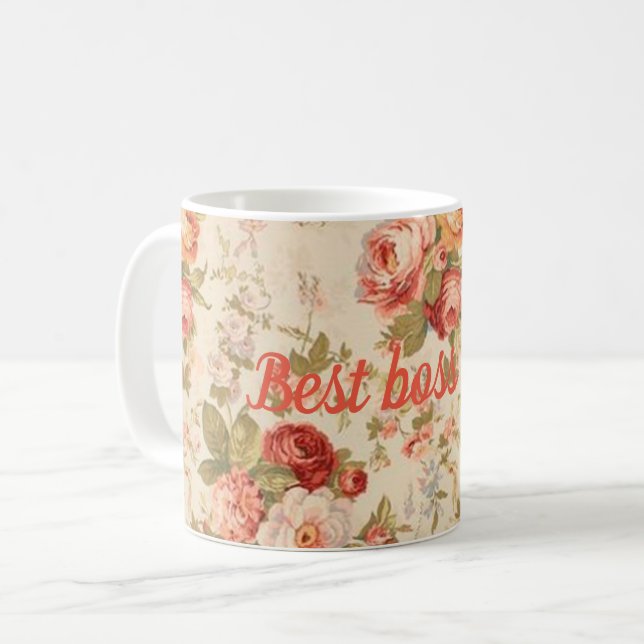 Taza De Café Mejor jefe del mundo (Anverso izquierdo)
