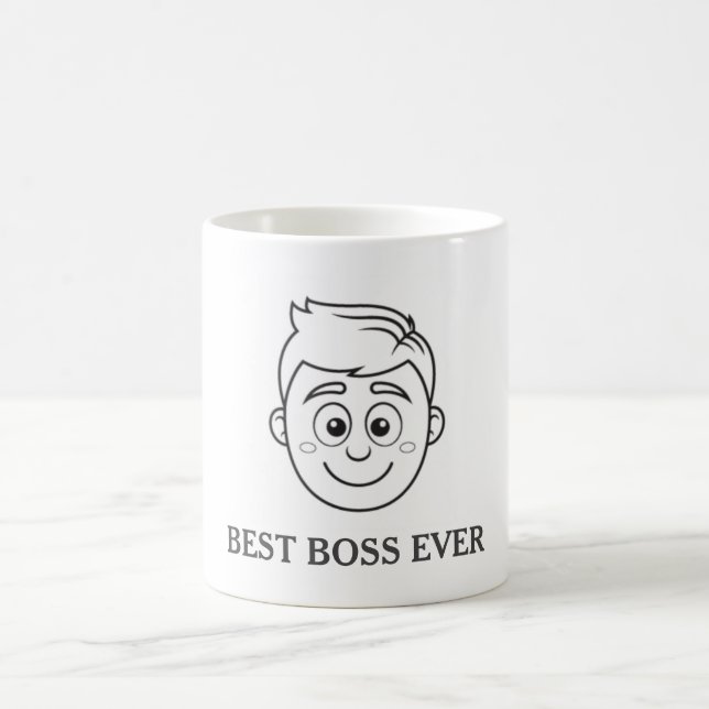 Taza De Café Mejor Jefe Personalizable Ever Mug (Centro)