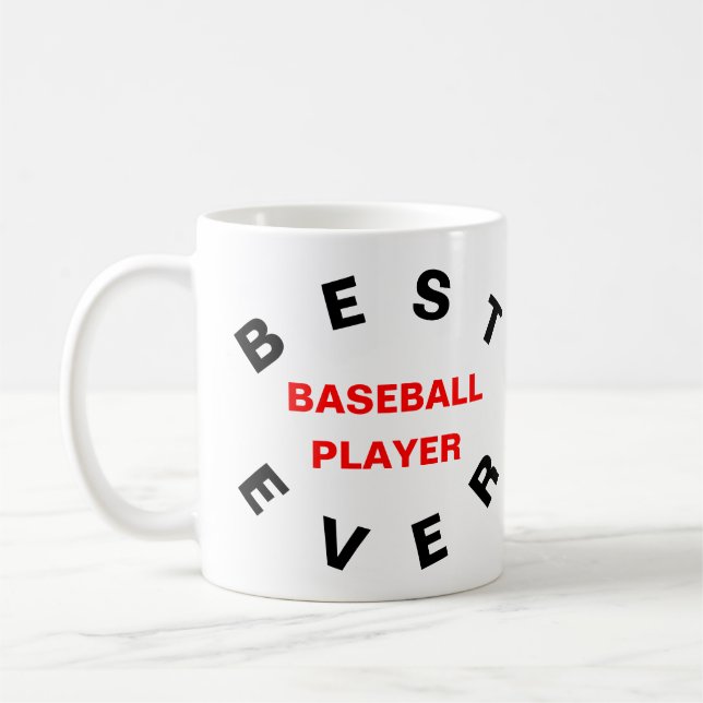 Taza De Café Mejor jugador de béisbol de todos los tiempos (Izquierda)