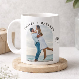 Taza De Café Mejor Juntos Foto de Parejas del Día de San Valent