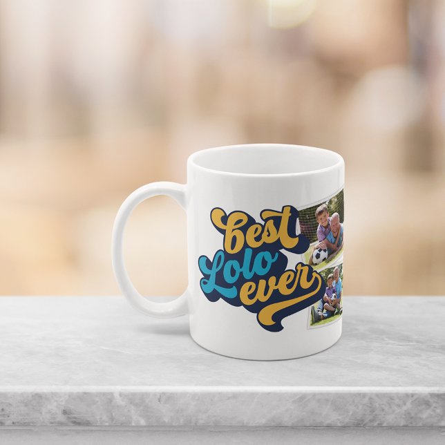 Taza De Café Mejor Lolo Ever | Foto del abuelo (Subido por el creador)