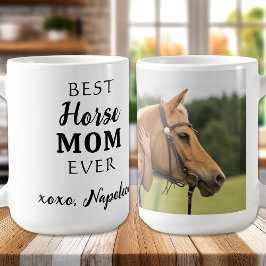 Taza De Café Mejor Madre de Caballo, Personalizado , foto ecues
