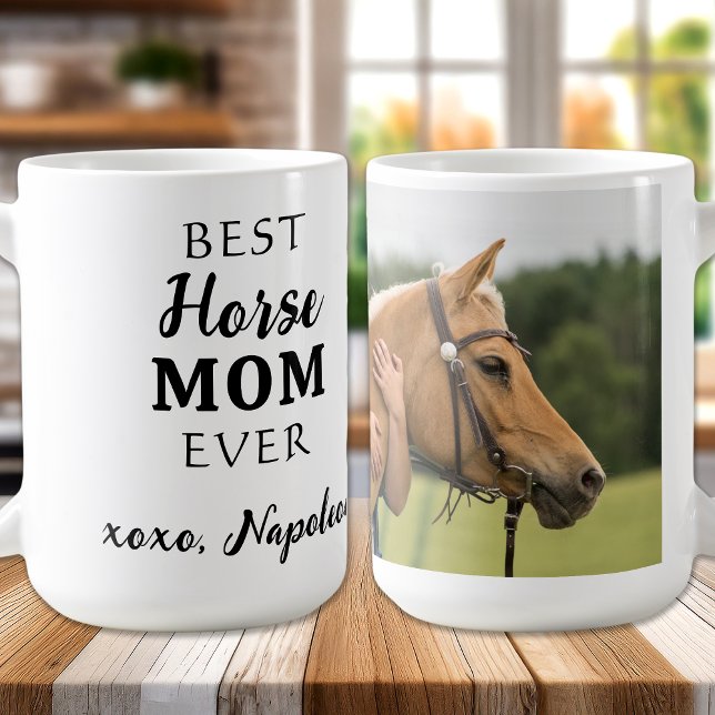 Taza De Café Mejor Madre de Caballo, Personalizado , foto ecues (Subido por el creador)