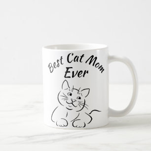 Taza De Café Mejor Madre De Gato
