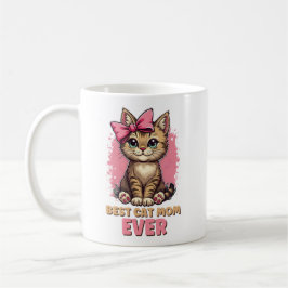 Taza De Café Mejor Madre Gata, Divertida Madre Gata Tabby