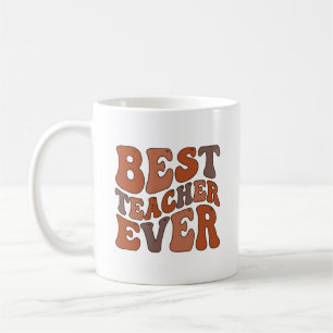 Taza De Café Mejor Maestro de Todos los Tiempos – Diseño Retro