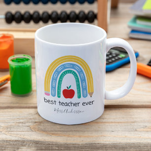 Taza De Café Mejor Maestro Personalizado Regalo Para Maestros