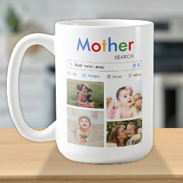 Taza De Café Mejor Mamá Búsqueda Infantil Infantil Cuto Collage