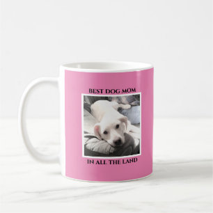 Taza De Café Mejor Mamá Corta Perro Cachorro Girly Bonito Rosa 