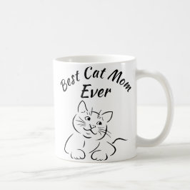 Taza De Café Mejor Mamá de Gatos del Mundo