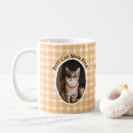 Taza De Café Mejor Mamá de Gatos Personalizado Divertido Lindo