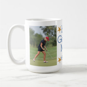 Taza De Café Mejor Mamá De Golfing Costera De Dos Fotografías Q
