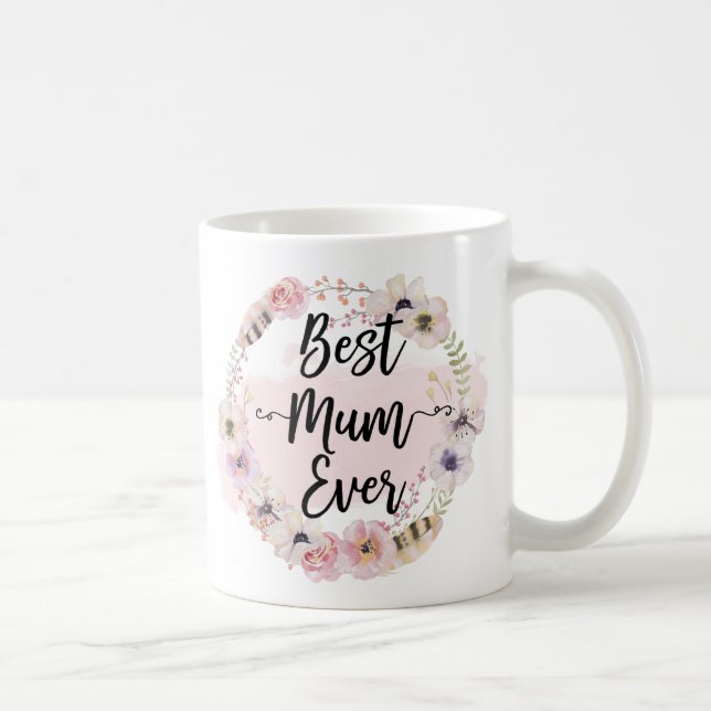 Taza De Café Mejor Mamá de la historia (Derecha)