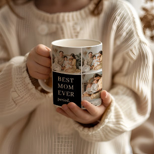 Taza De Café Mejor Mamá de Todos los Tiempos. Elegante Moderno