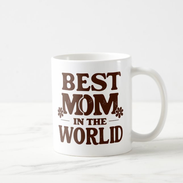 Taza De Café Mejor Mamá del Mundo - Día de la Madre (Derecha)