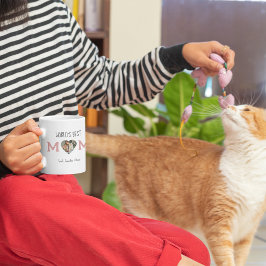 Taza De Café Mejor Mamá del Mundo - Foto de corazón y regalo de