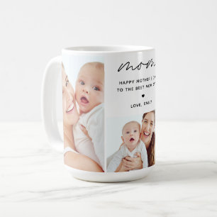 Taza De Café Mejor Mamá del Mundo Moderno Script 3 Foto