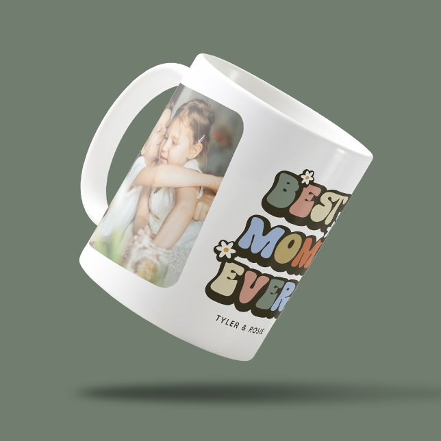 Taza De Café Mejor Mamá Del Retro 2 Foto (Subido por el creador)