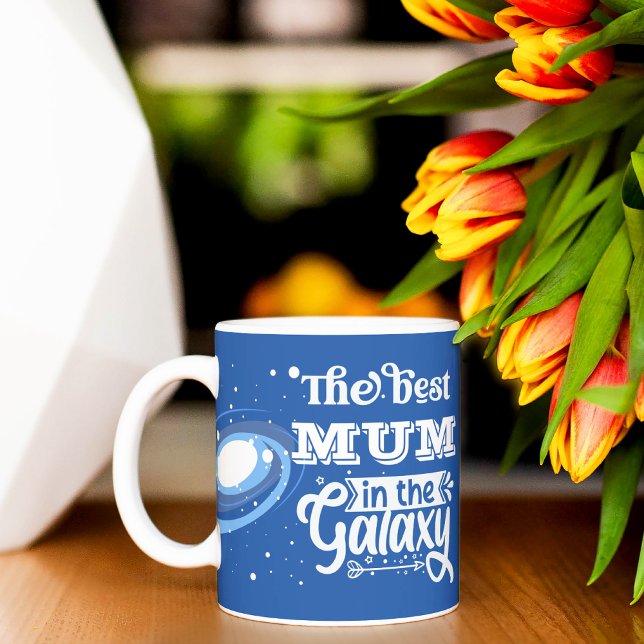 Taza De Café Mejor Mamá en la galaxia mundial más grande Madre (Subido por el creador)