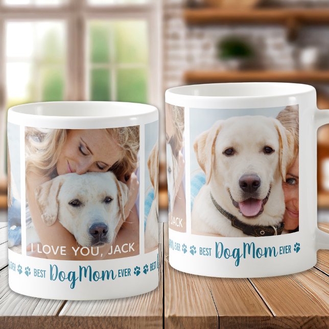 Taza De Café Mejor Mamá Perro Diversión Verde azulada 3 Foto (Subido por el creador)