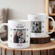 Mejor Mamá Perro Foto Personalizada