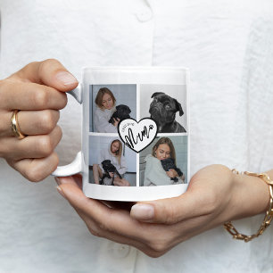 Taza De Café Mejor Mamá Perro   Fotocolage