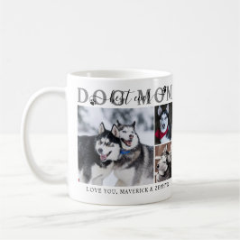 Taza De Café Mejor Mamá Perro Guión Nombre 3 Fotos
