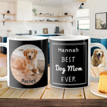 Mejor Mamá Perro Personalizado Foto Mascota Nombre