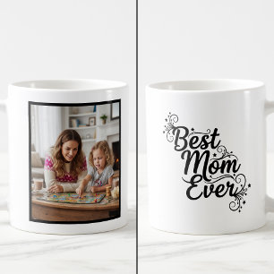 Taza De Café Mejor Mamá Siempre Estrellas Brillantes 1 Foto Rec