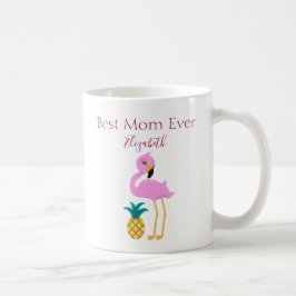 Taza De Café Mejor Mamá Siempre Rosa Flamingo