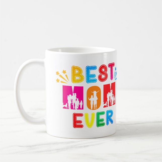 Taza De Café Mejor Mamá Texto (Izquierda)
