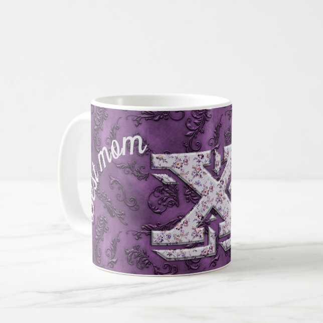 Taza De Café Mejor mamá X (Anverso izquierdo)