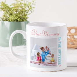 Taza De Café Mejor Mami en el Universo - Dos fotos cuadradas