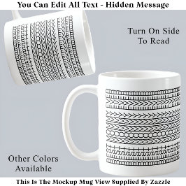 Taza De Café Mejor Mami Mensaje Escondido 141BW Novedad