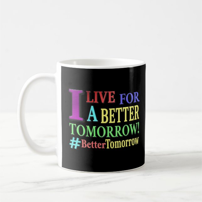Taza De Café "MEJOR MAÑANA" Diseño Cuto. ¡Hazte con una en Zazz (Izquierda)