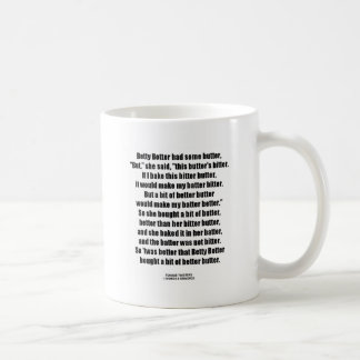 Taza De Café Mejor Mantequilla de amargo Betty Botter (Twister 