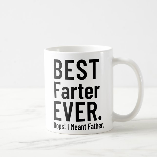 Taza De Café Mejor más lejos que nunca antes me refería a padre (Derecha)