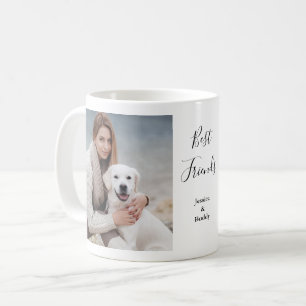 Taza De Café Mejor Mascota de amigos Dos Mug de fotos
