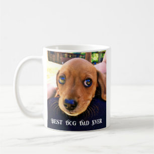 Taza De Café Mejor Mascota de fotografía de papá perro divertid