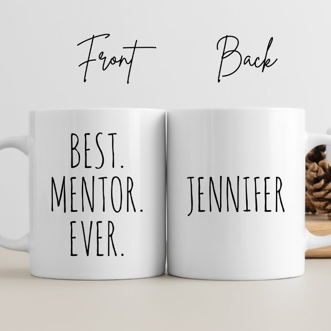 Taza De Café Mejor Mentor Personalizado Hasta El Momento Gracia (Subido por el creador)