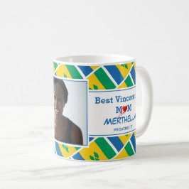 Taza De Café MEJOR MOM VINCENTIANA Personalizada Foto DE ST VIN