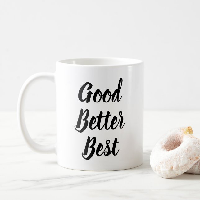 Taza De Café Mejor Motivación (Con donut)