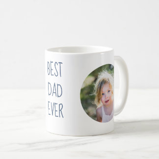 Taza De Café Mejor Mug de fotos del Personalizado de Papá Nunca