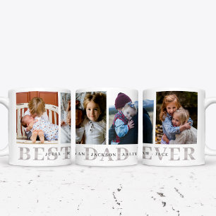 Taza De Café Mejor Mug de fotos personalizado de papá