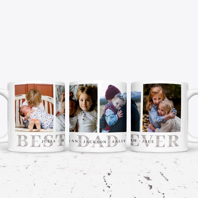 Taza De Café Mejor Mug de fotos personalizado de papá (Subido por el creador)