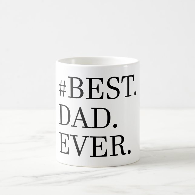 Taza De Café Mejor Mug. de Papá Nunca (Centro)